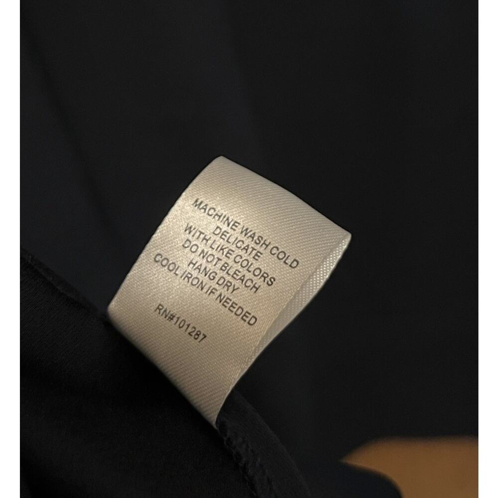 Alexia Admor NWT Navy Blue Contrast Collar Puff Sleeve Midi Dress Size 8 Vintage - Picture 15 of 15